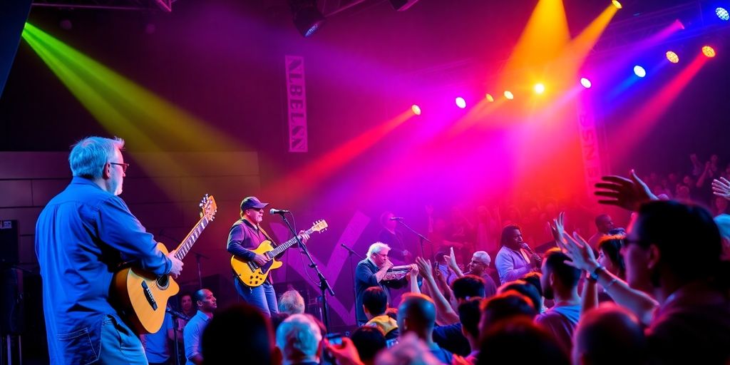 Bamberger Blues- und Jazzfestival mit Live-Musikern und Publikum.
