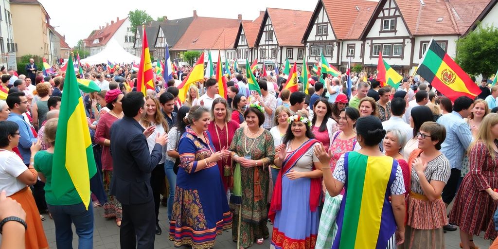 Vielfalt feiern in Bamberg während Internationalen Wochen gegen Rassismus.