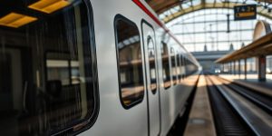 Verschmutzter ICE-Zug in Nürnberger Bahnhof