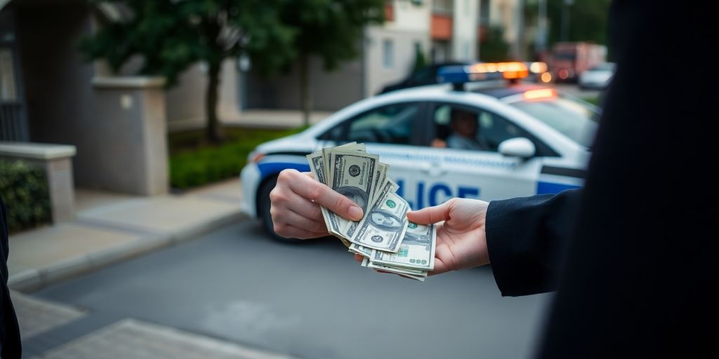 Ältere Frau, Geldübergabe, Betrüger, Polizei