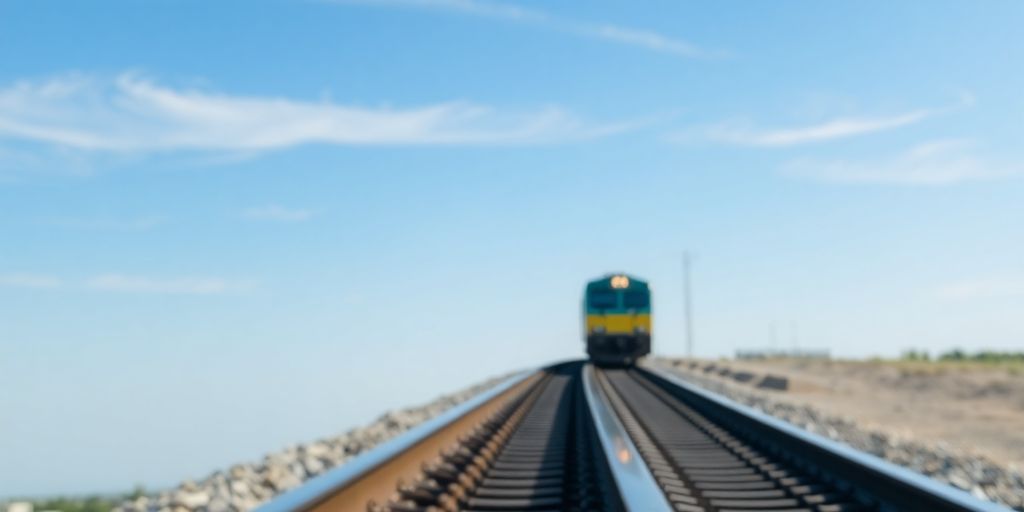 Bahnsteig ruhig, Züge fahren