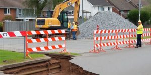 Baustelle in Gößweinstein
