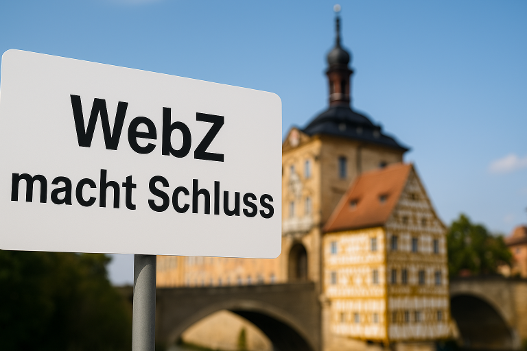 Die WebZ macht Schluss