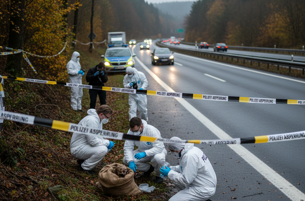 Grausiger Fund eines Müllsammlers bei Olpe: Abgetrennter Frauenkopf an Autobahn entdeckt | Regional