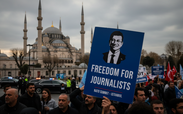 Journalist in Istanbul vor Beginn des Nato-Gipfels festgenommen
