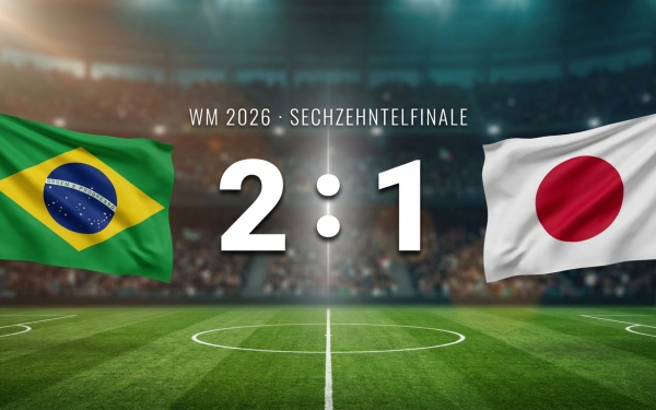 WM 2026: Brasilien 2:1 Japan – Spielbericht & Stimmen