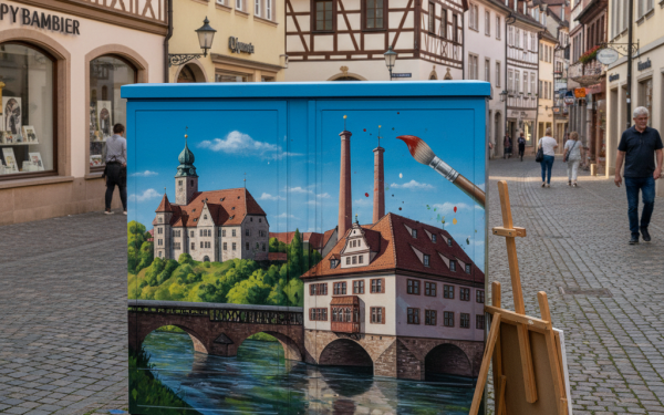 Kunstprojekt: Bamberger Stromkästen verwandeln sich in kreative Meisterwerke