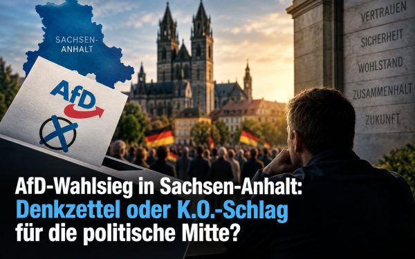Sachsen-Anhalt: AfD-Umfrageerfolg – Wendepunkt für die politische Mitte oder nur ein Moment?