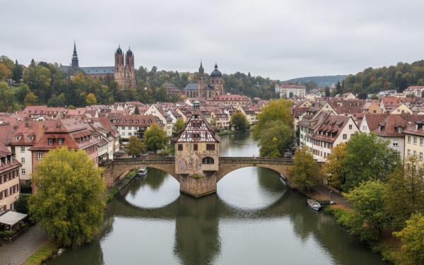 Wettervorhersage für Bamberg am 2. Oktober 2026: Nebel und Regen